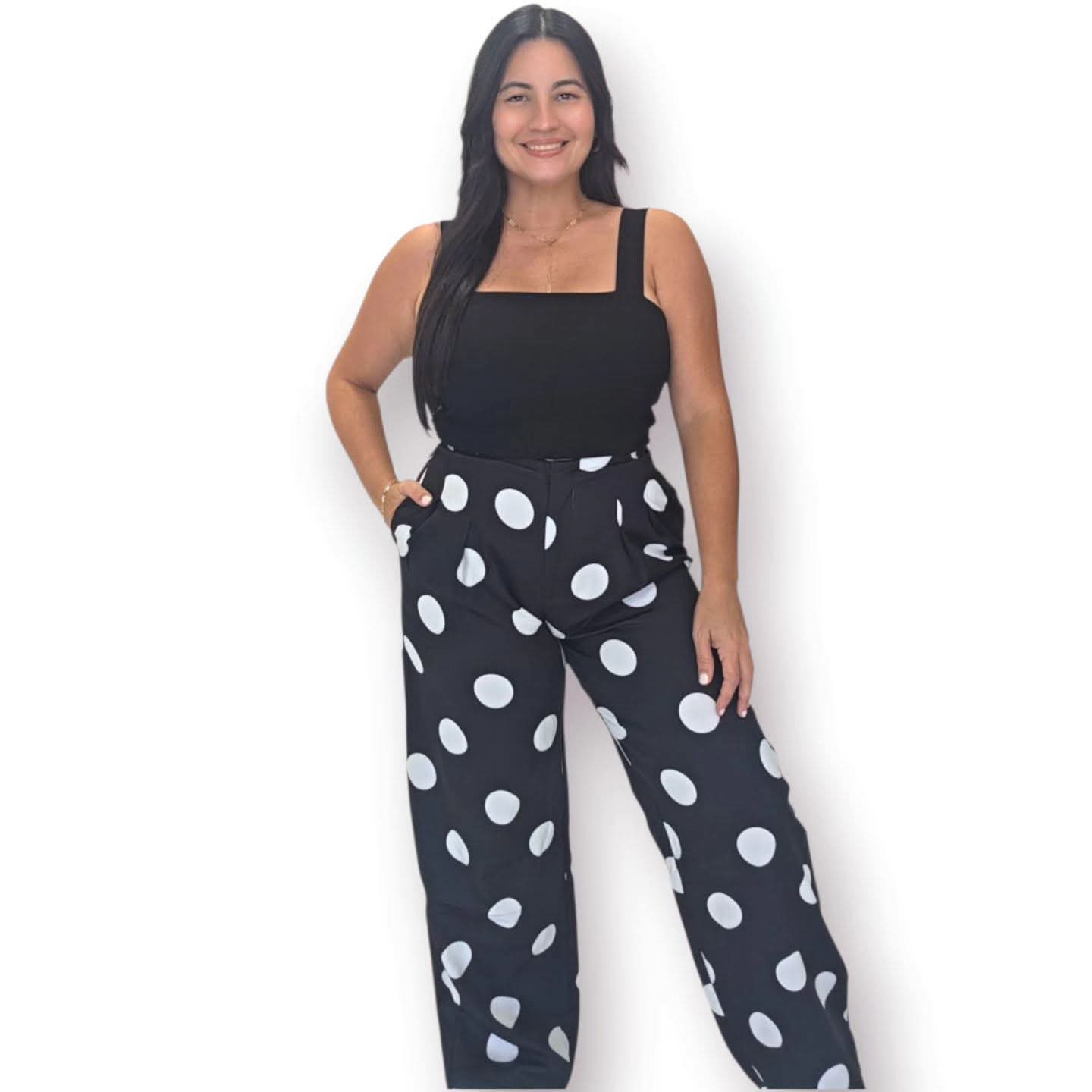 Polka dots pants