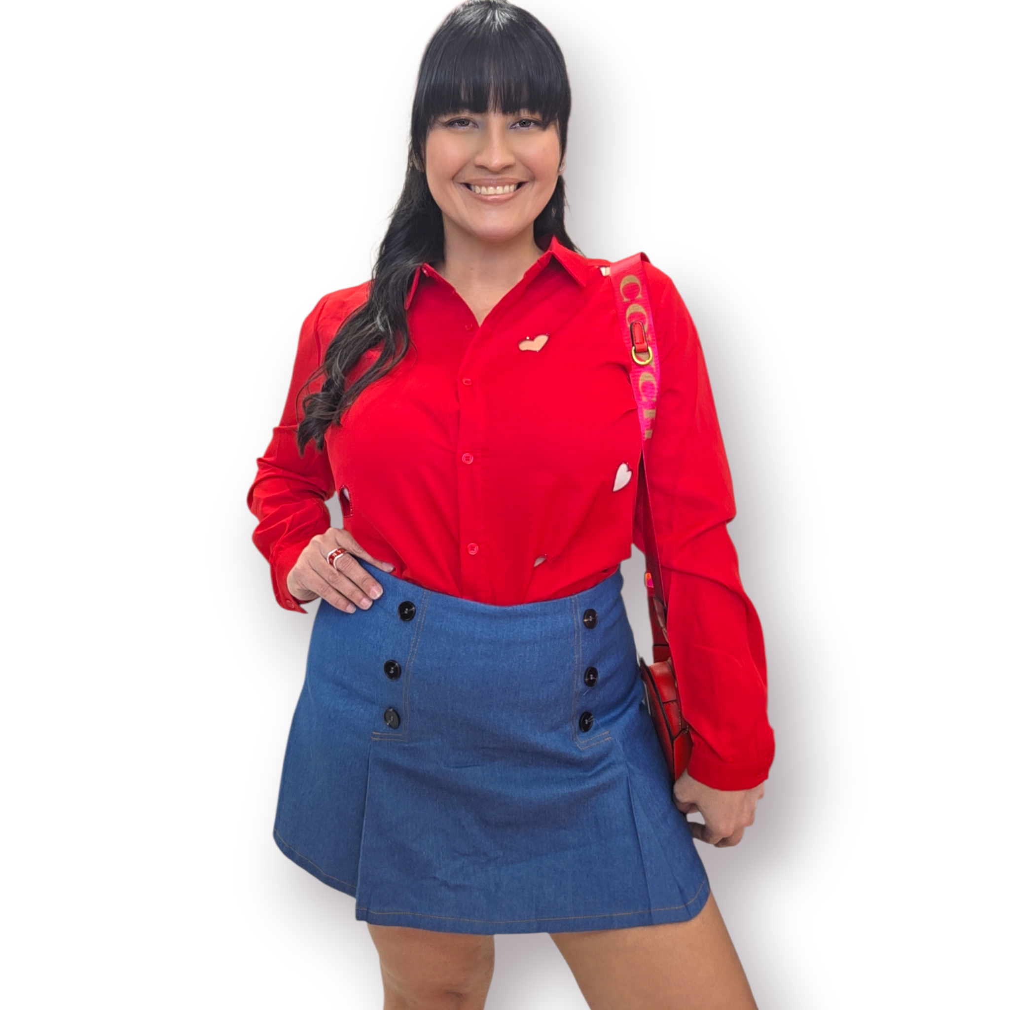 Heart cutout top