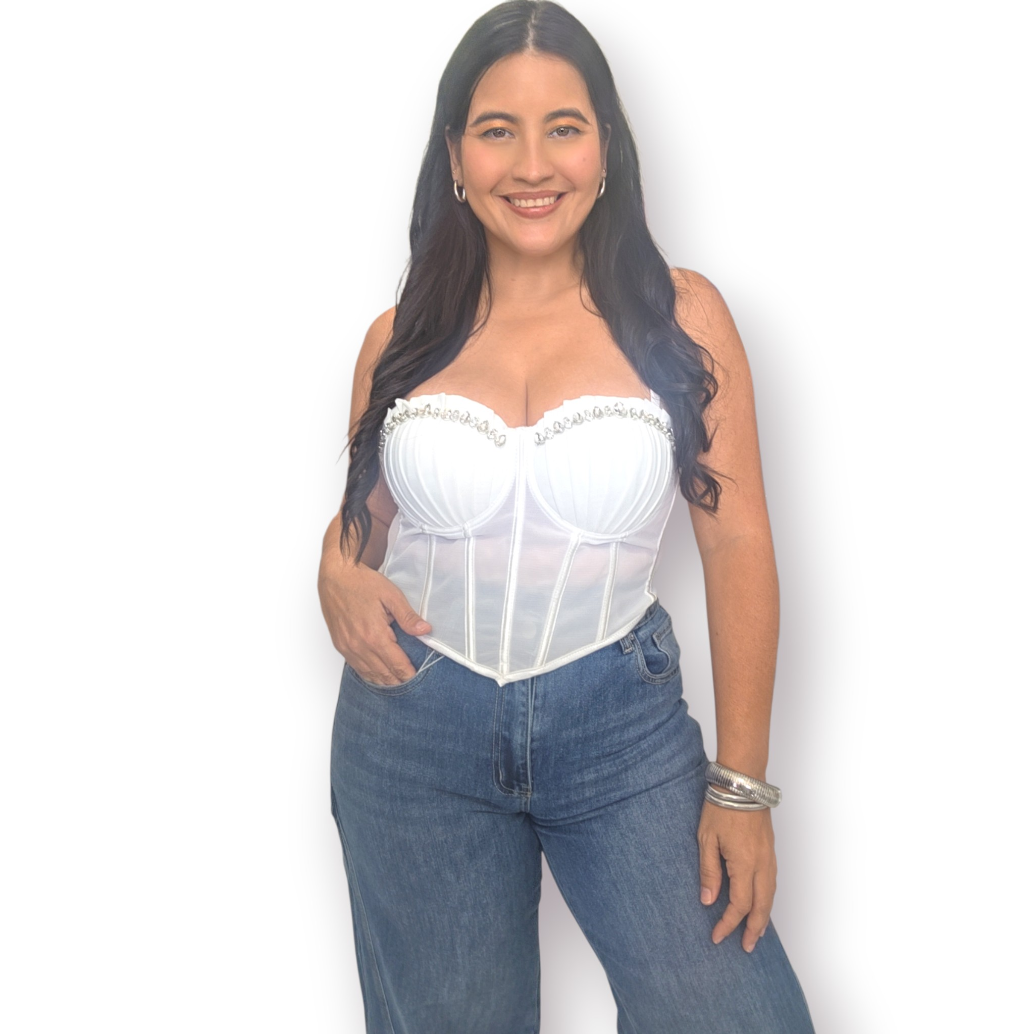 White corset