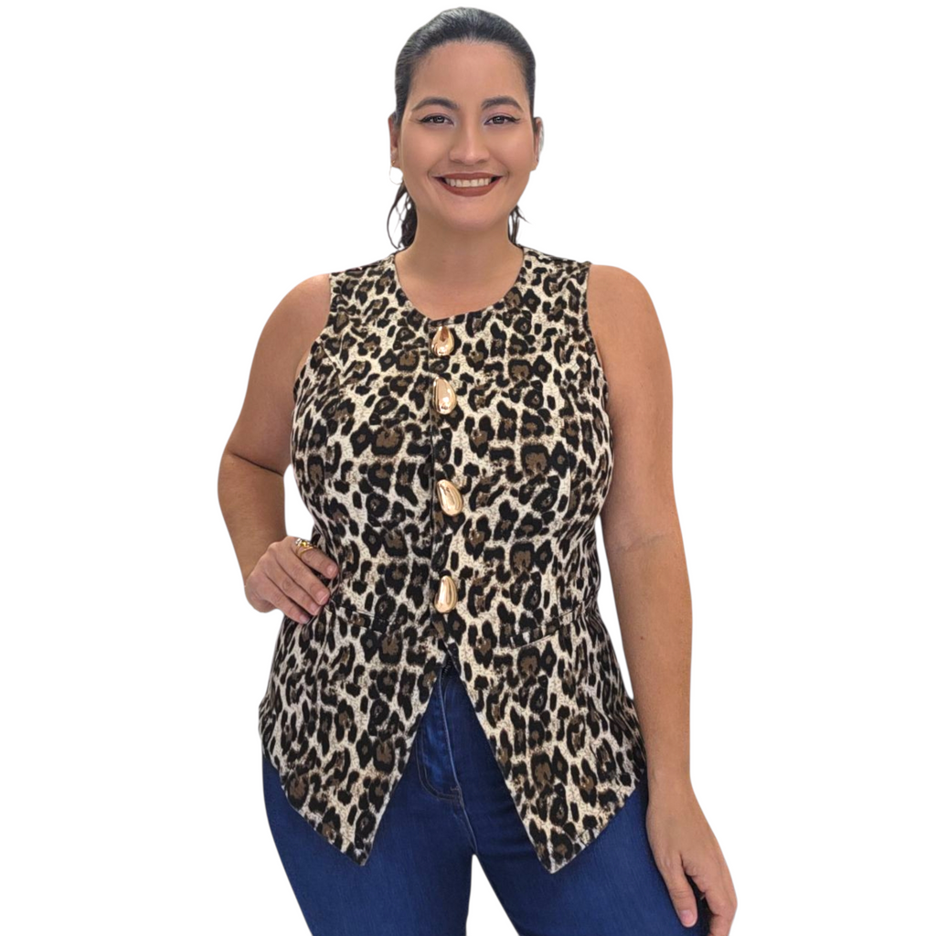 Leopard top/Vest
