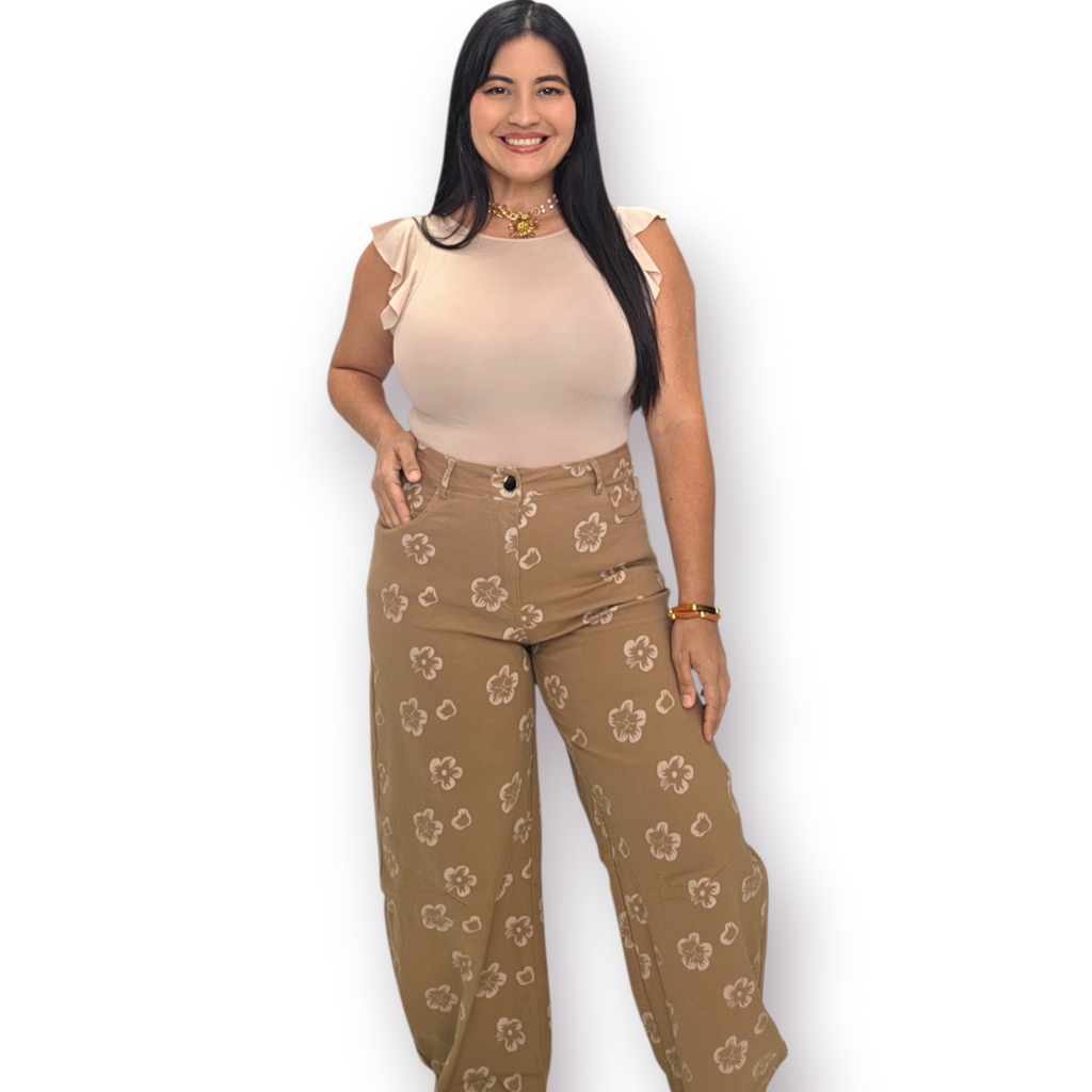 Barrel Flower Pants