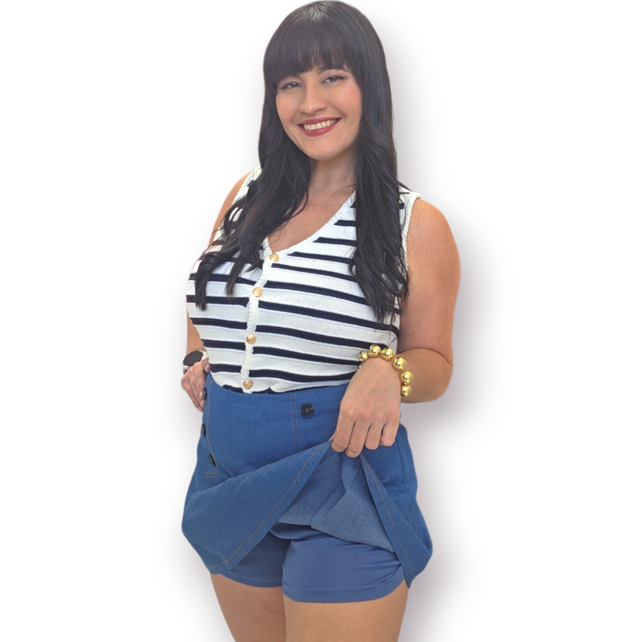 Jean skort