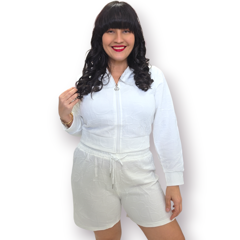 Hoodie White set