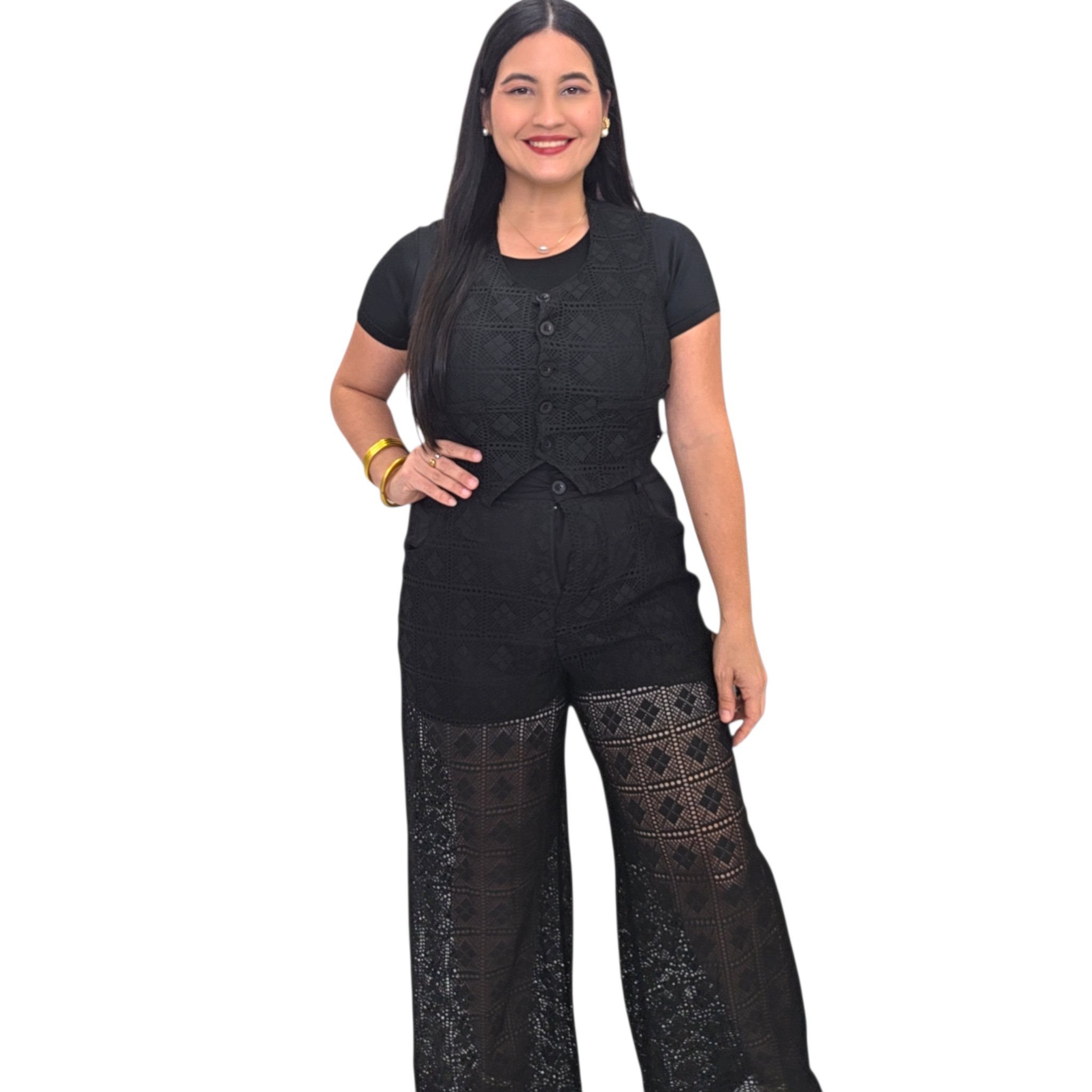 Vest Crochet Set