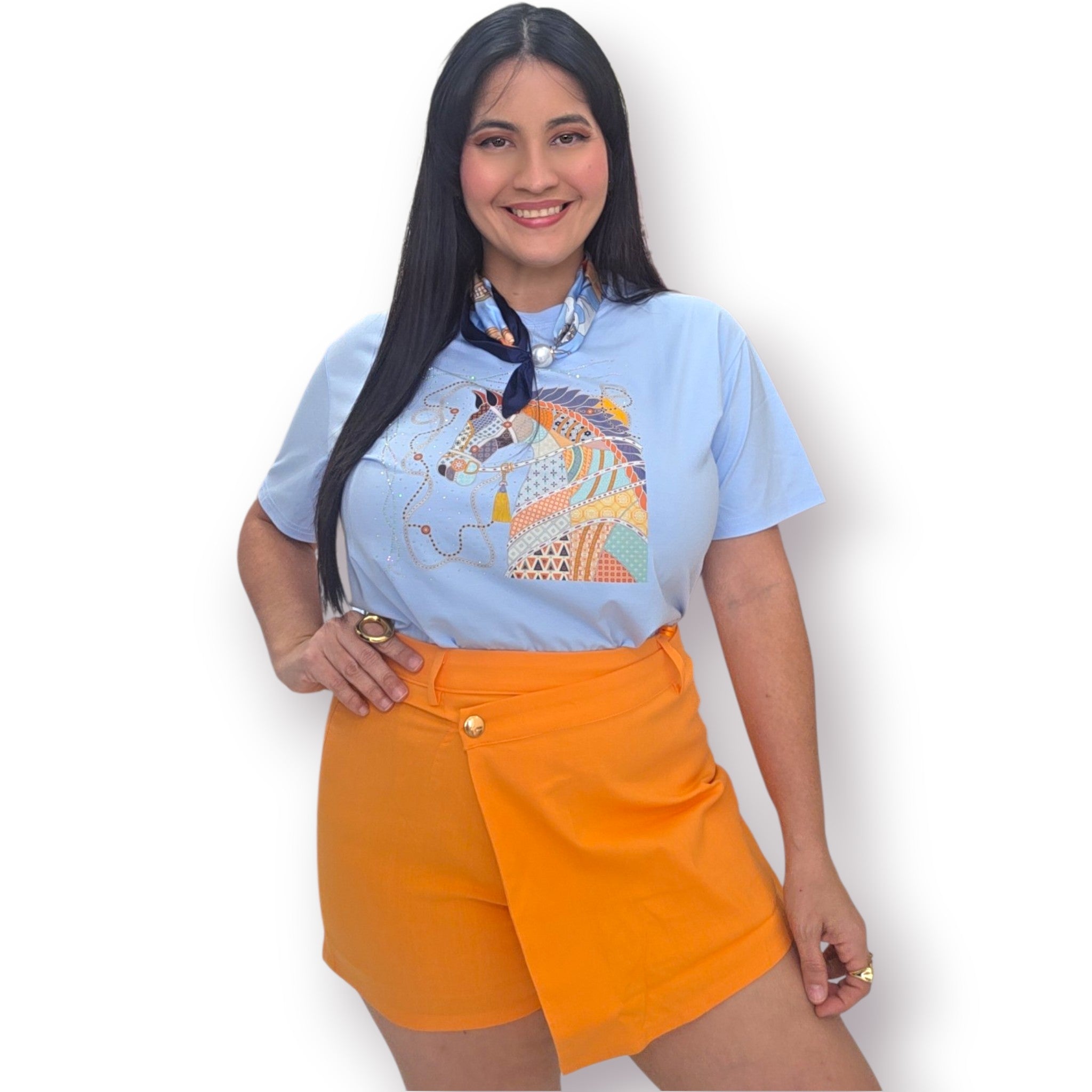 Horse Blouse with collar